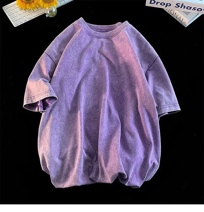 Plain Retro Washed Tee