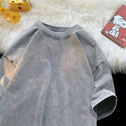 Plain Retro Washed Tee